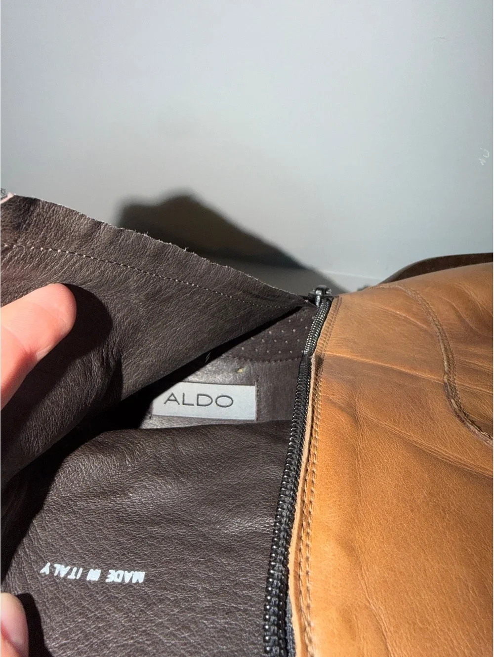 Vintage Aldo Men’s Leather Boots Size 45 US 12